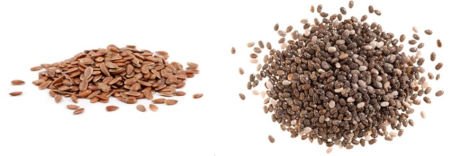 super alimentos semillas de lino y chia